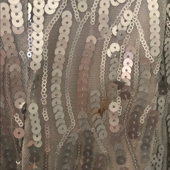 Silver sequin gown - Picture 5 of 7